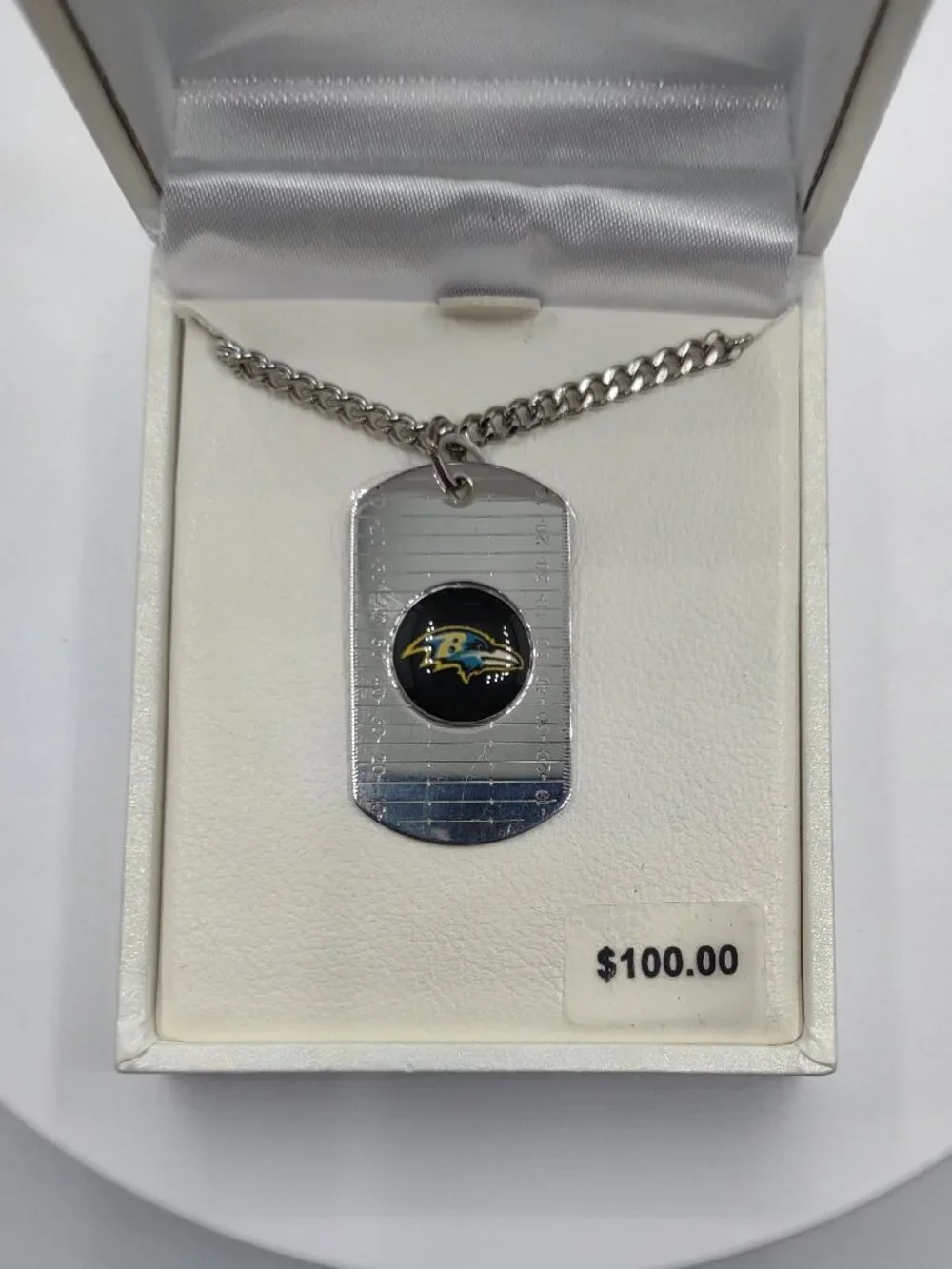 Necklace NFL-Balt Ravens DGTG  Machine Link 23